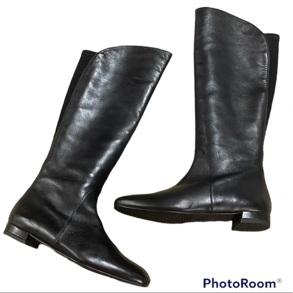 NEW Stuart Weitzman Halftime Leather Tall Knee High Boots - Picture 16 of 16